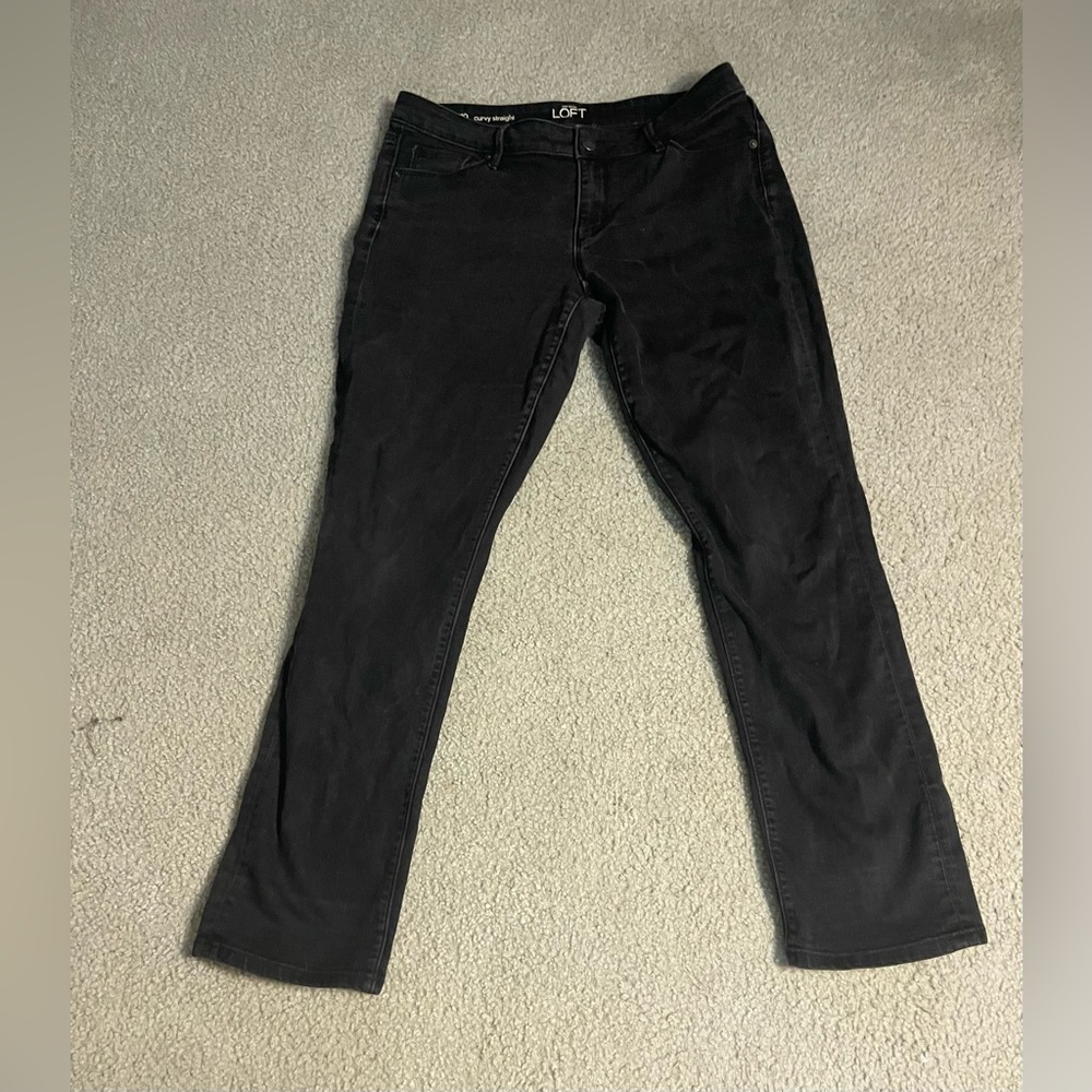 Ann Taylor Loft | Jeans | Black | 30/10 Curvy Straight